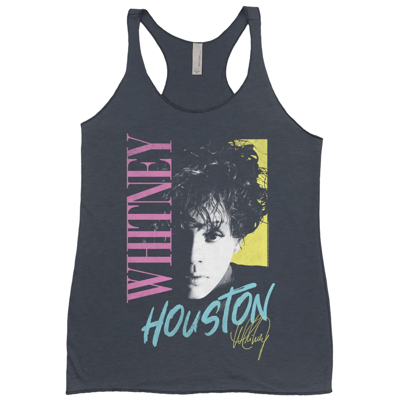 Whitney Houston Ladies' Tank Top | Pastels Close Up (Merchbar Exclusive) Whitney Houston Shirt