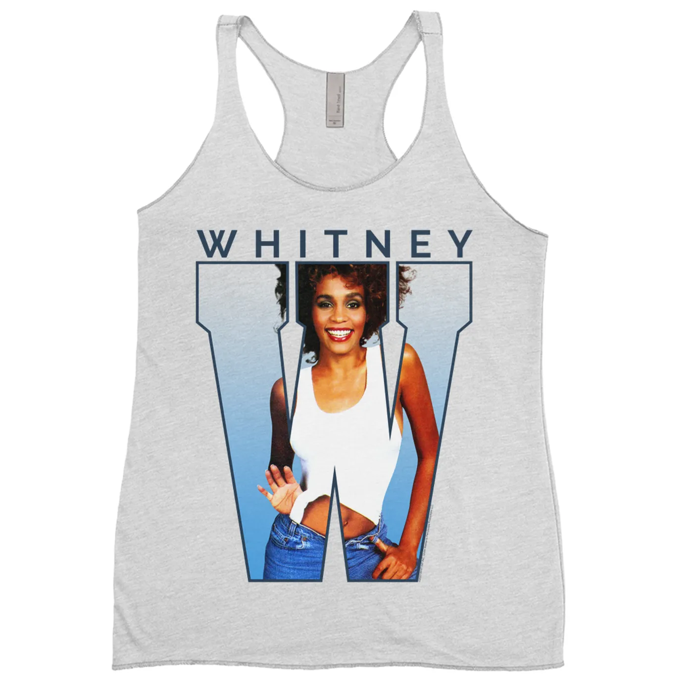 Whitney Houston Ladies' Tank Top | 1987 "W" Is For Whitney (Merchbar Exclusive) Whitney Houston Shirt