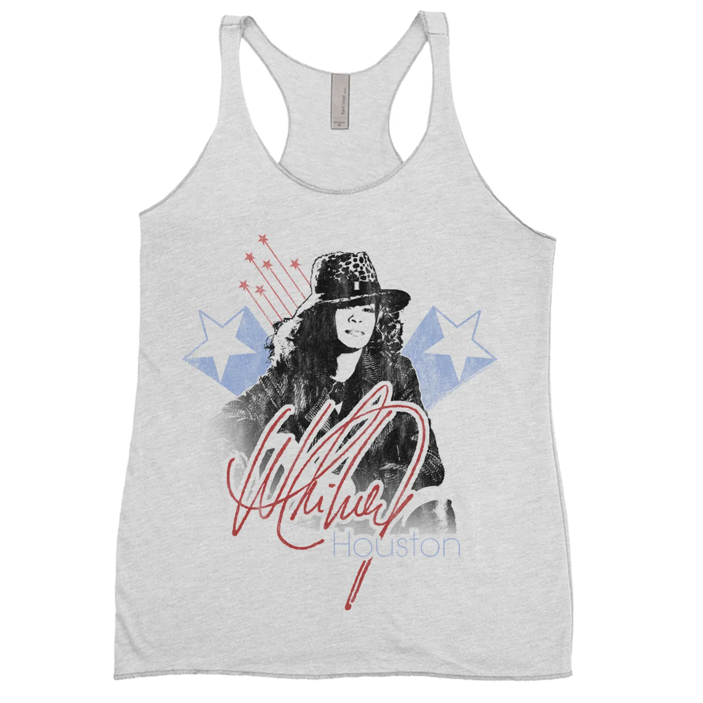 Whitney Houston Ladies' Tank Top | Shooting Stars Image Whitney Houston Shirt