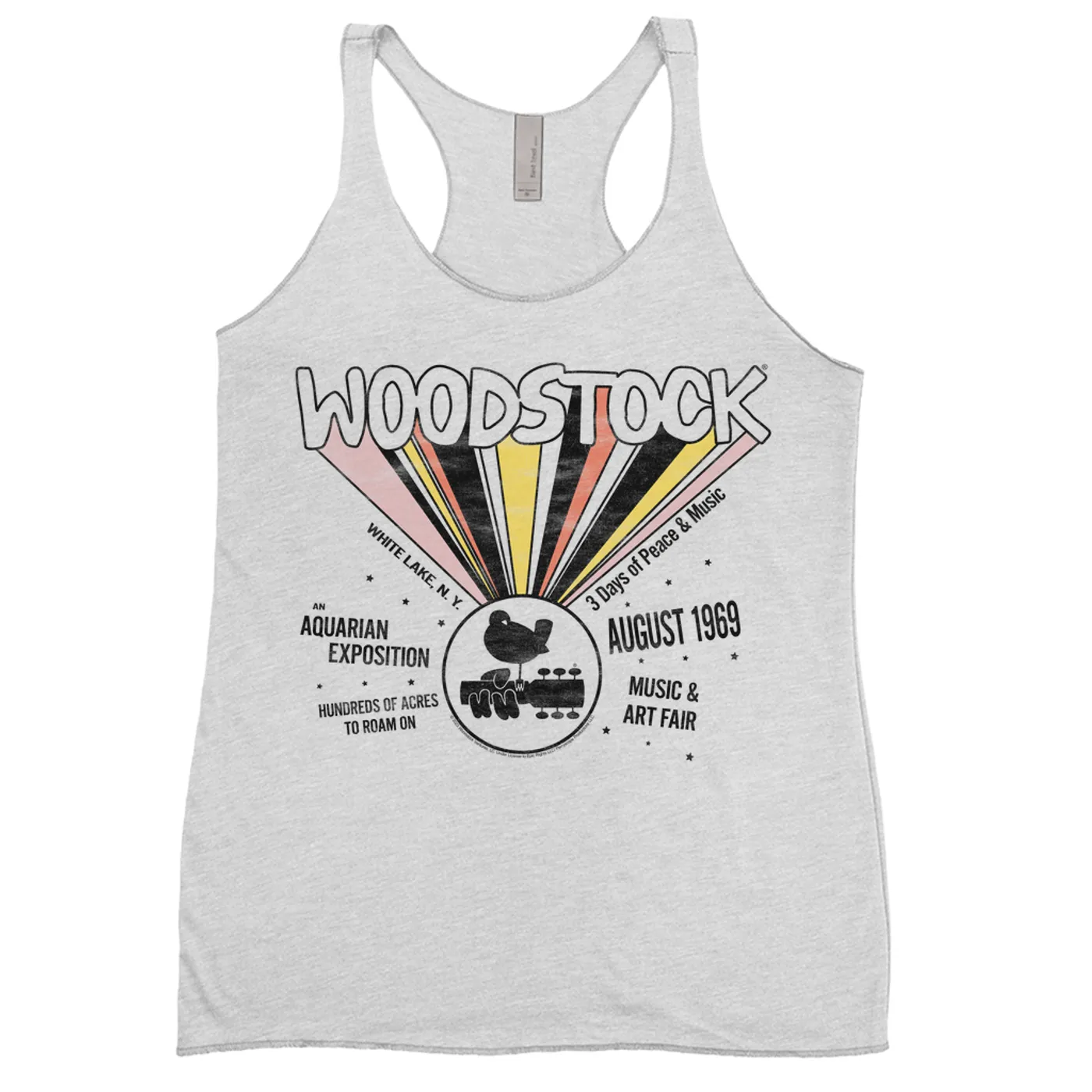 Woodstock Ladies' Tank Top | An Aquarian Exposition Woodstock Shirt