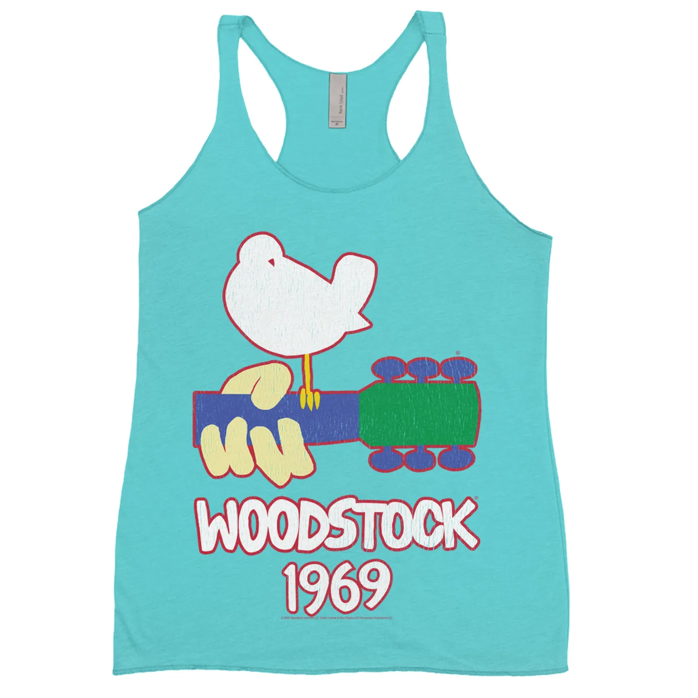 Woodstock Ladies' Tank Top | 1969 Music Festival Outline (Merchbar Exclusive) Woodstock Shirt