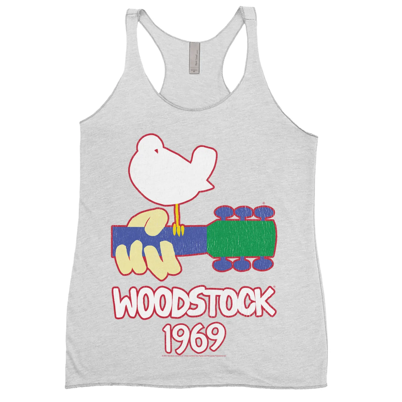 Woodstock Ladies' Tank Top | 1969 Music Festival Outline (Merchbar Exclusive) Woodstock Shirt