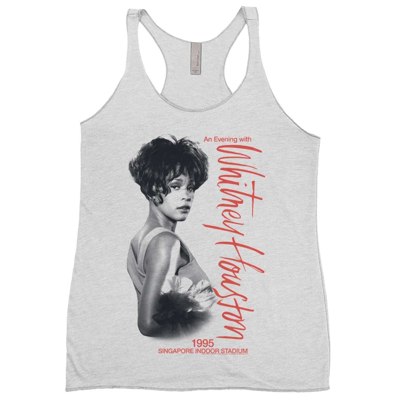 Whitney Houston Ladies' Tank Top | 1995 Singapore Indoor Stadium Whitney Houston Shirt
