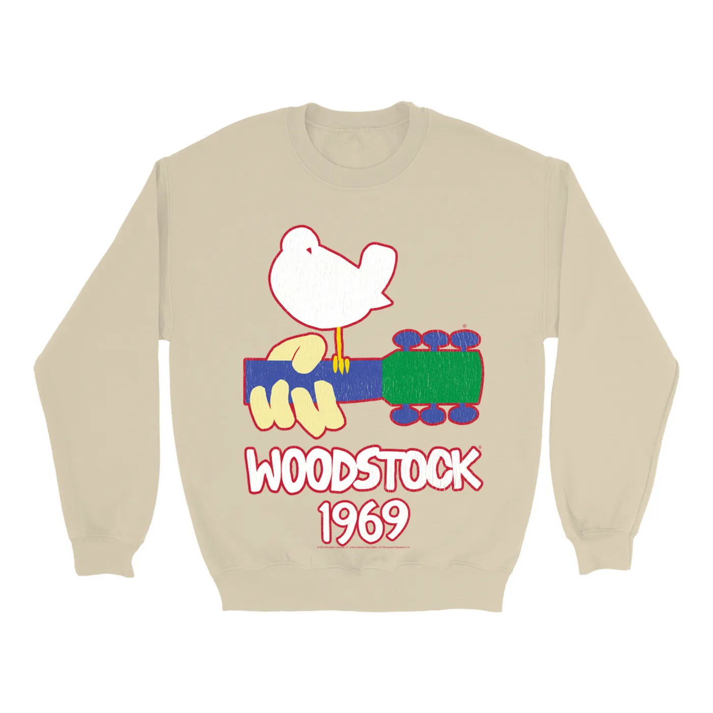 Woodstock Sweatshirt | 1969 Music Festival Outline (Merchbar Exclusive) Woodstock Sweatshirt