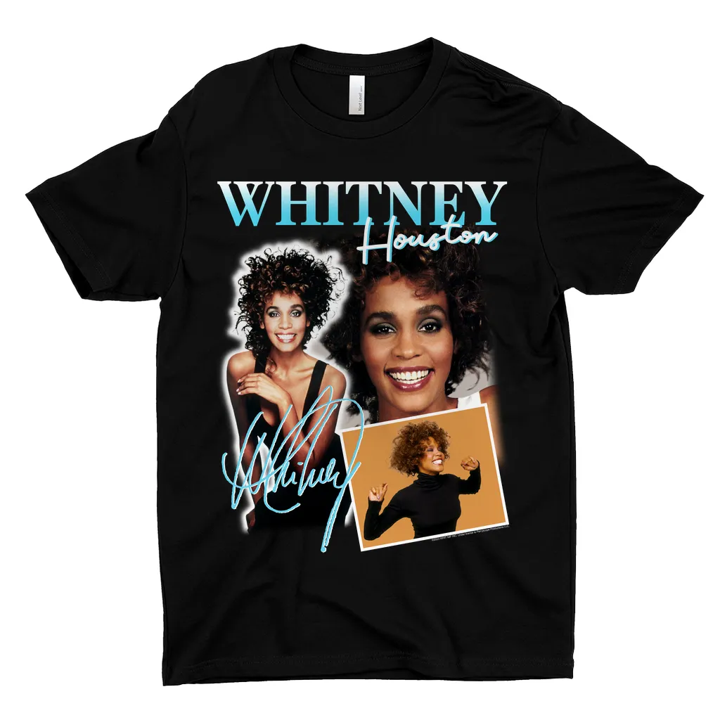 T-Shirt | 1987 Turquoise Photo Collage Design Shirt