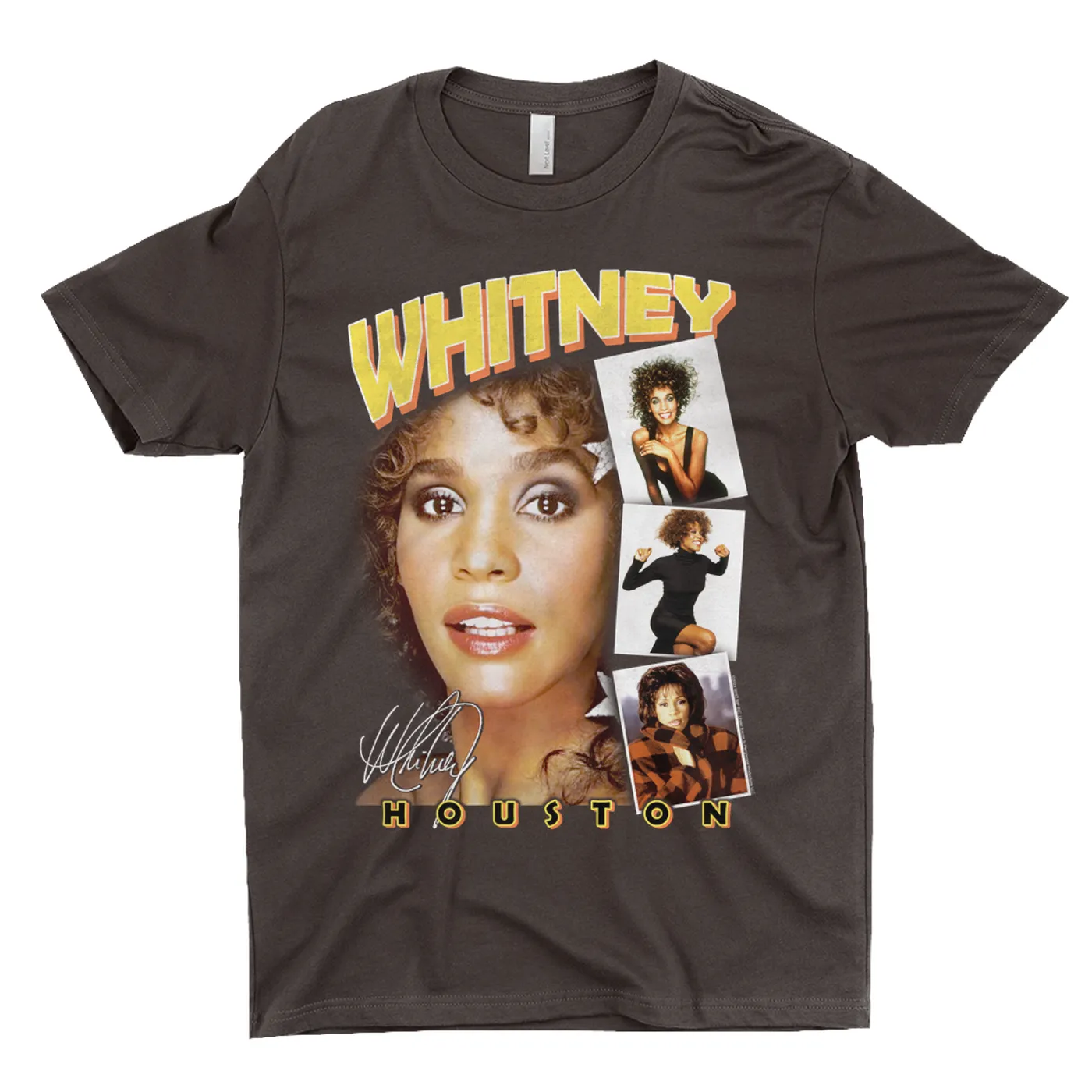 Whitney Houston T-Shirt | Film Strip Collage Design Whitney Houston Shirt