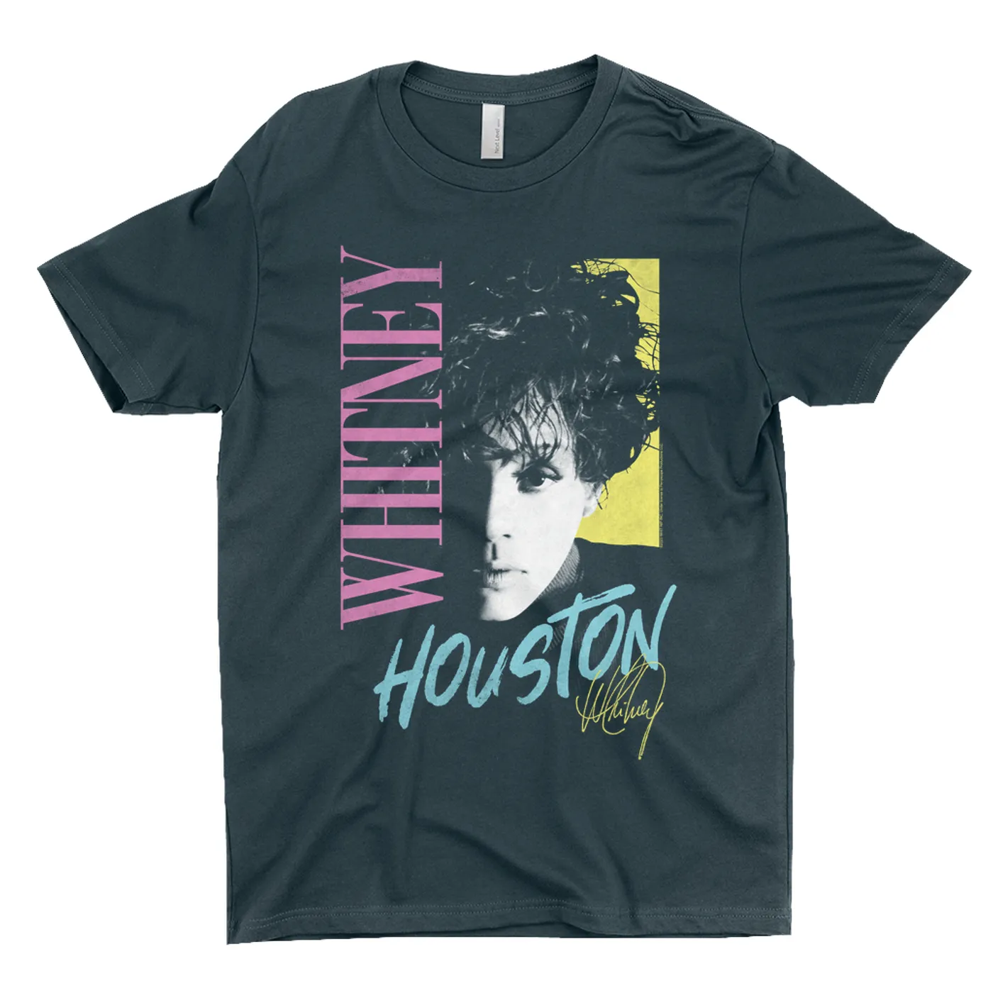Whitney Houston T-Shirt | Pastels Close Up (Merchbar Exclusive) Whitney Houston Shirt