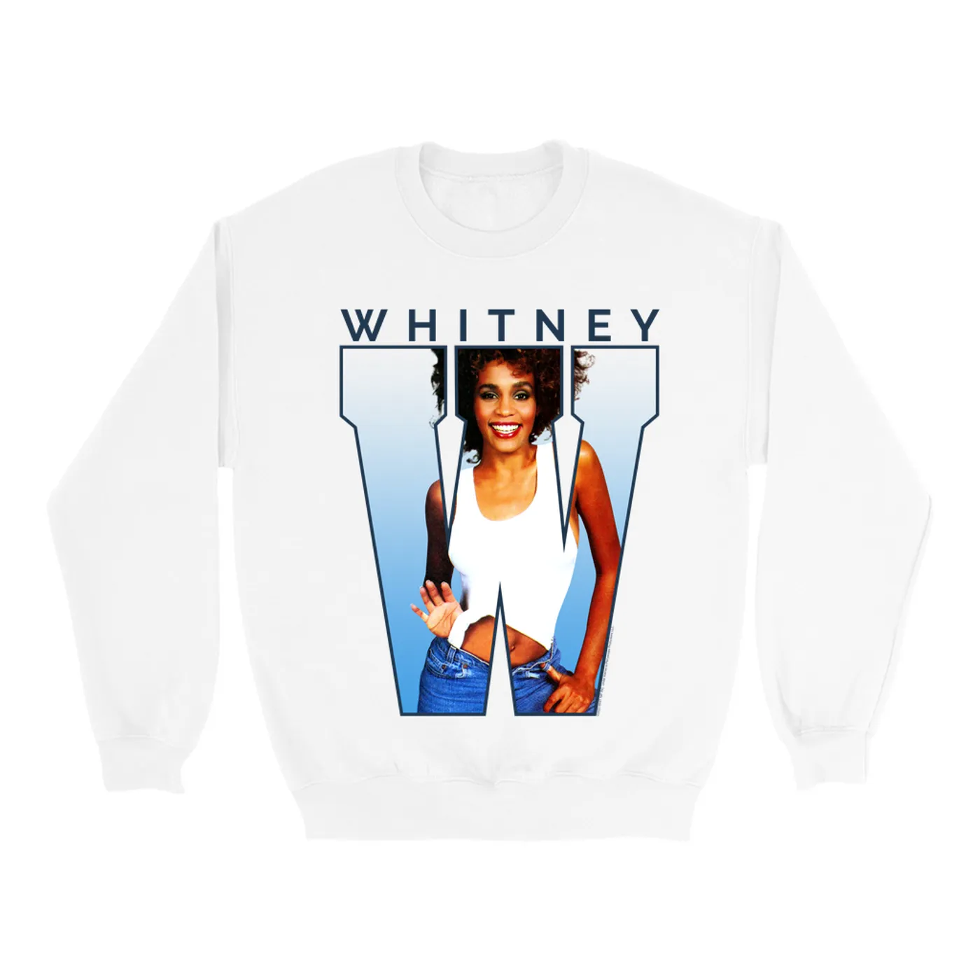 Whitney Houston Sweatshirt | 1987 "W" Is For Whitney (Merchbar Exclusive) Whitney Houston Sweatshirt