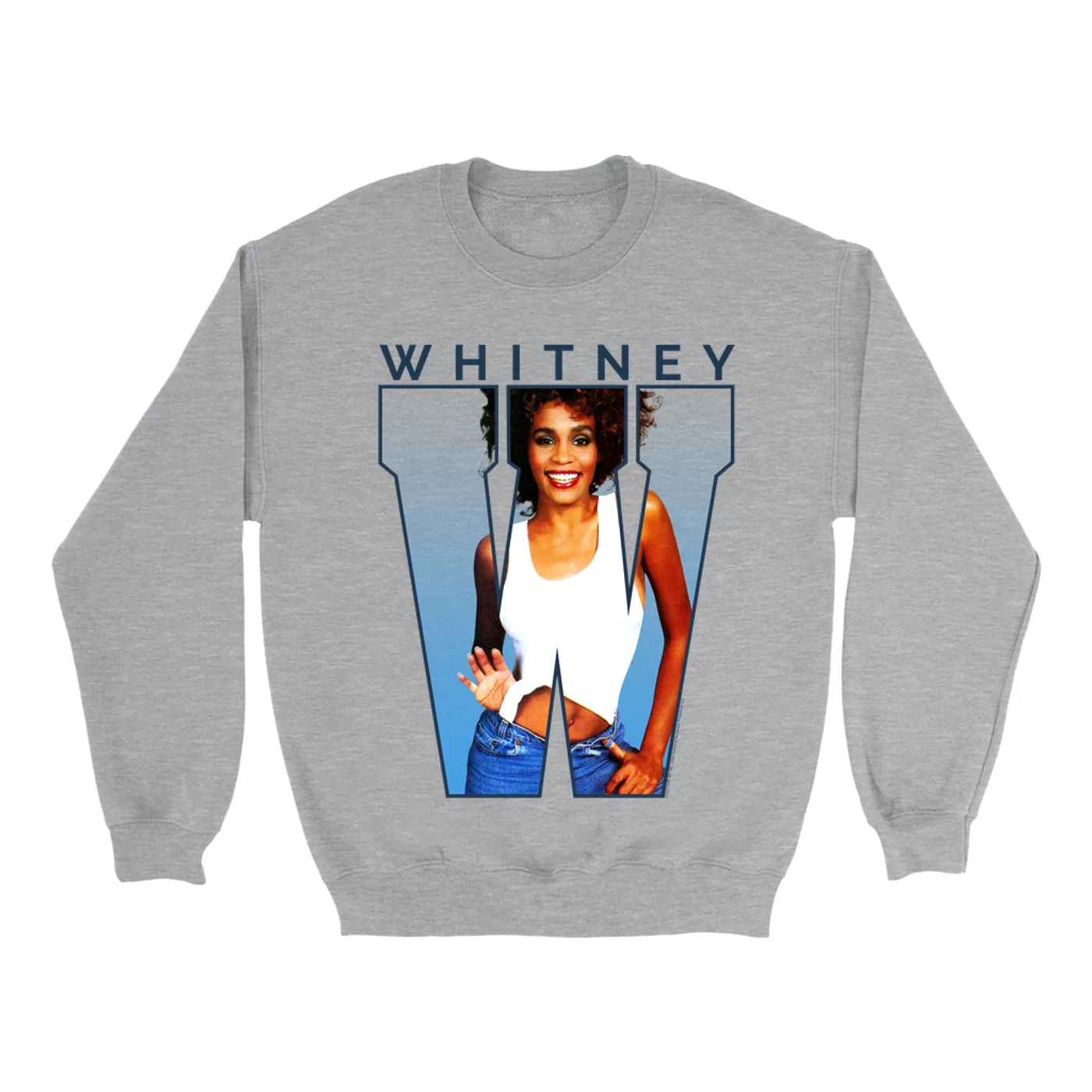 Whitney Houston Sweatshirt | 1987 "W" Is For Whitney (Merchbar Exclusive) Whitney Houston Sweatshirt
