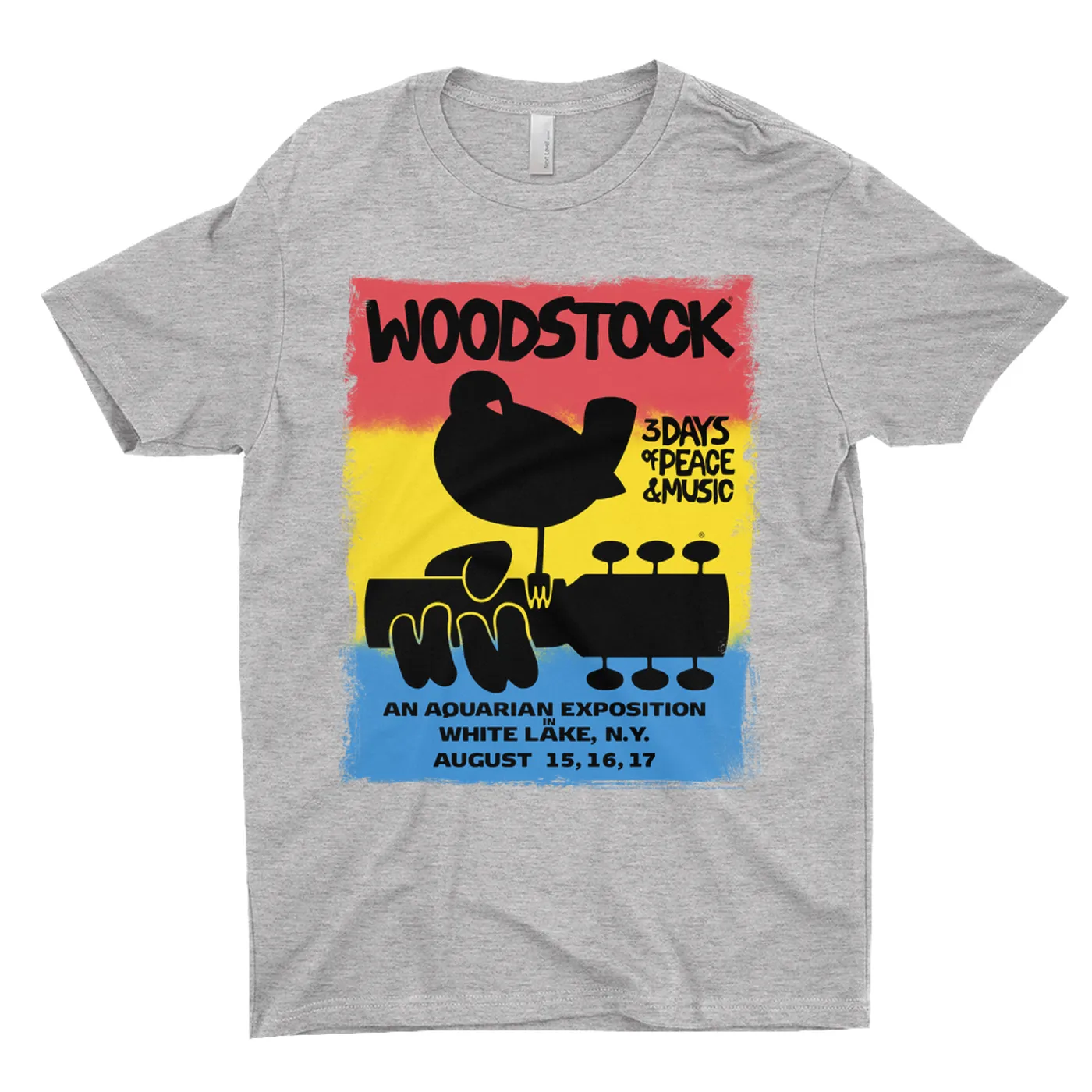 Woodstock T-Shirt | Colorful Ombre Festival Poster Image Woodstock Shirt