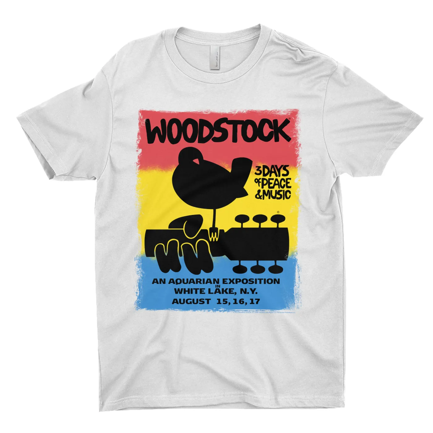 Woodstock T-Shirt | Colorful Ombre Festival Poster Image Woodstock Shirt