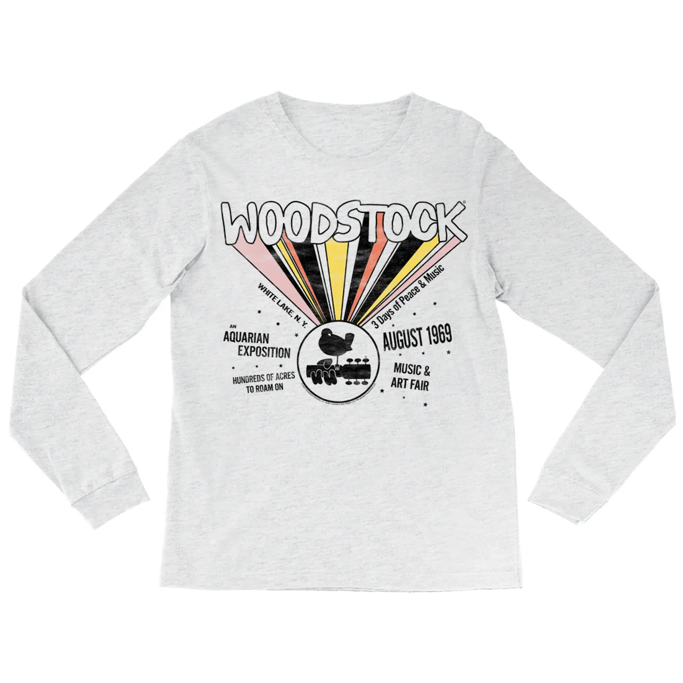 Woodstock Long Sleeve Shirt | An Aquarian Exposition Woodstock Shirt