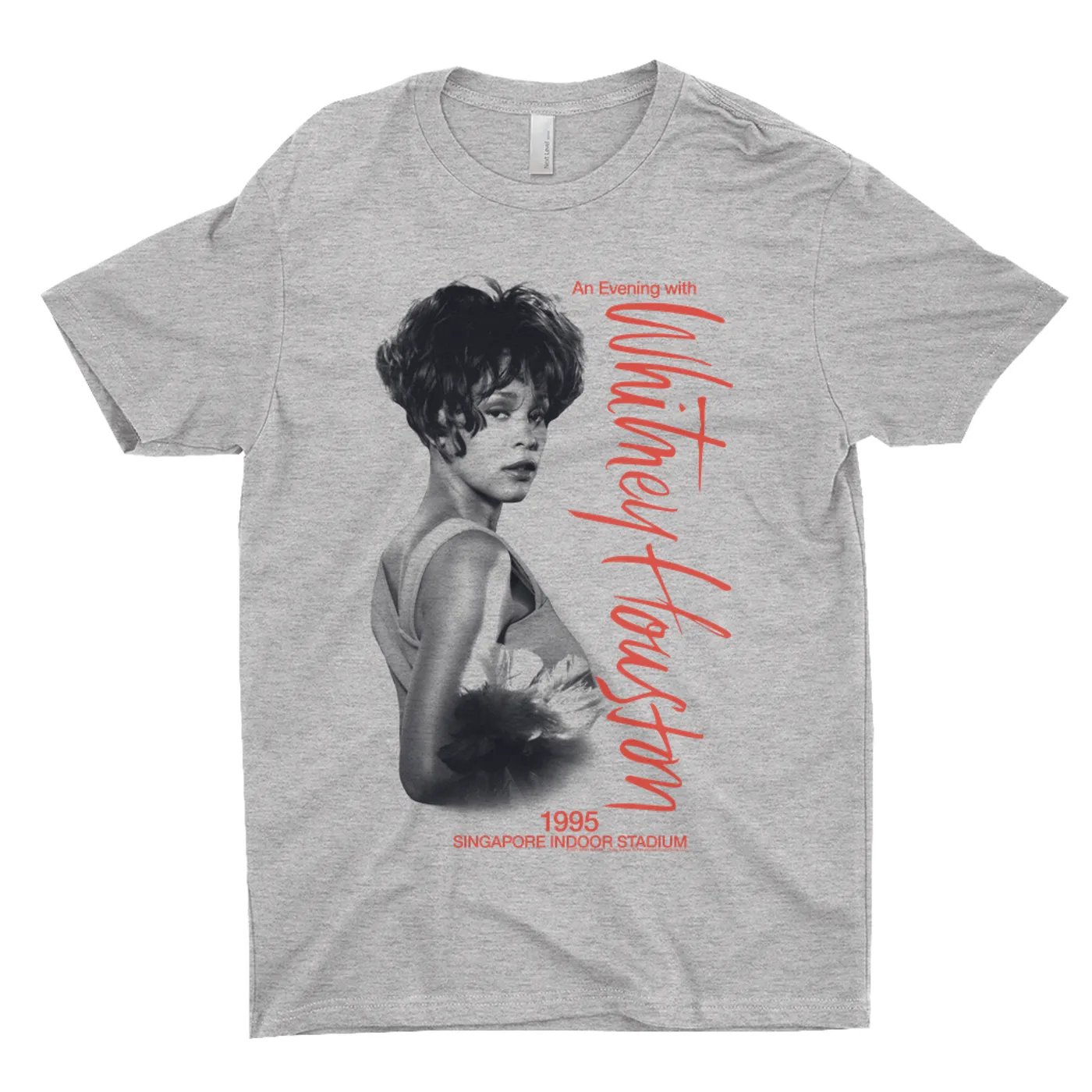 Whitney Houston T-Shirt | 1995 Singapore Indoor Stadium Whitney Houston Shirt