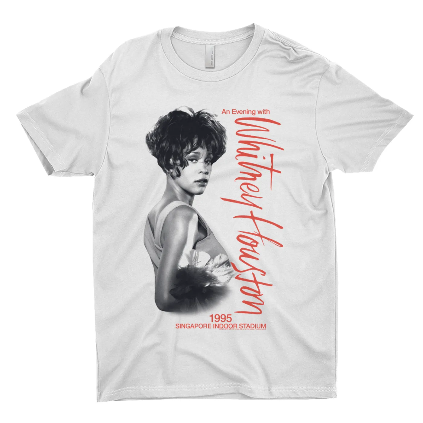 Whitney Houston T-Shirt | 1995 Singapore Indoor Stadium Whitney Houston Shirt