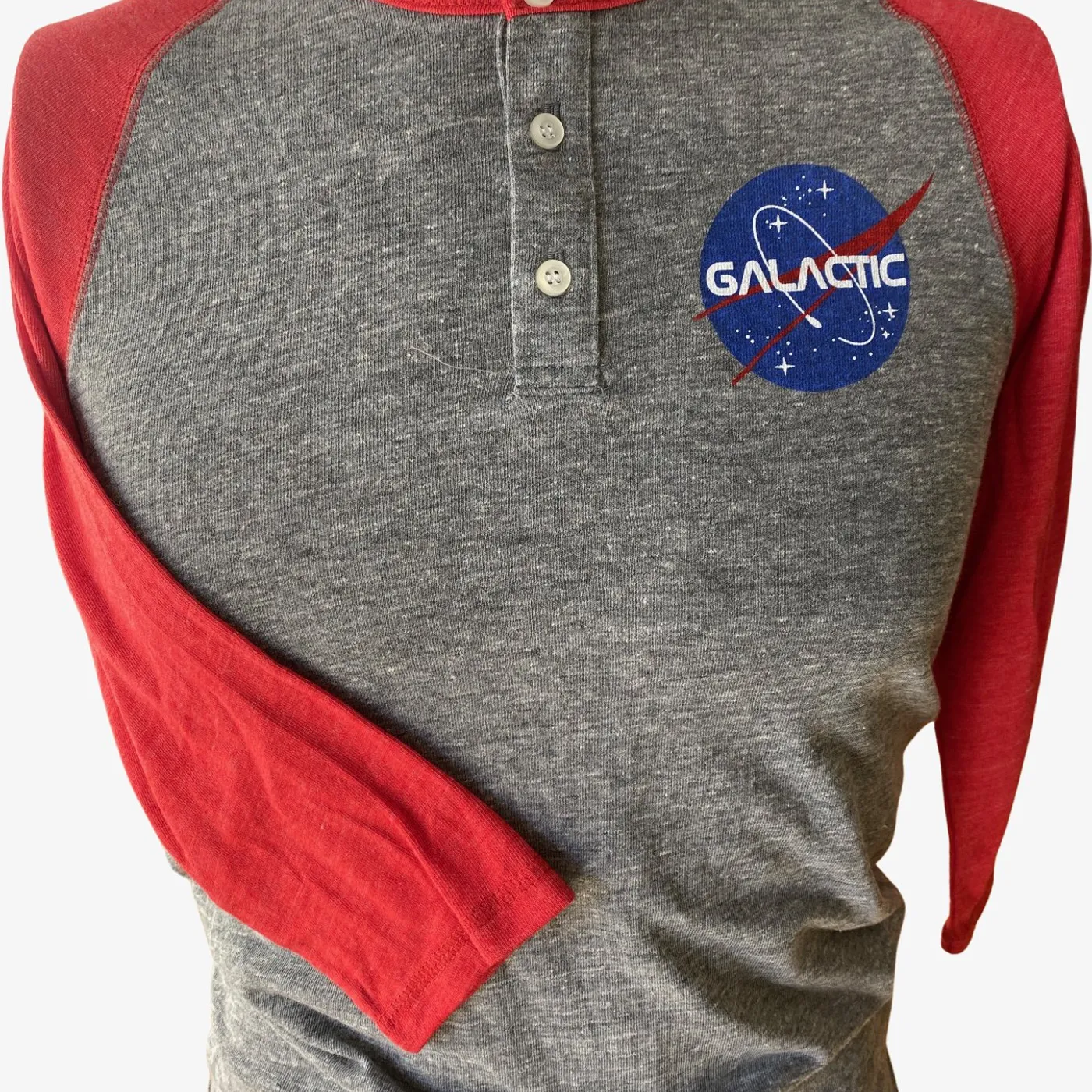 Galactic Space Logo Raglan