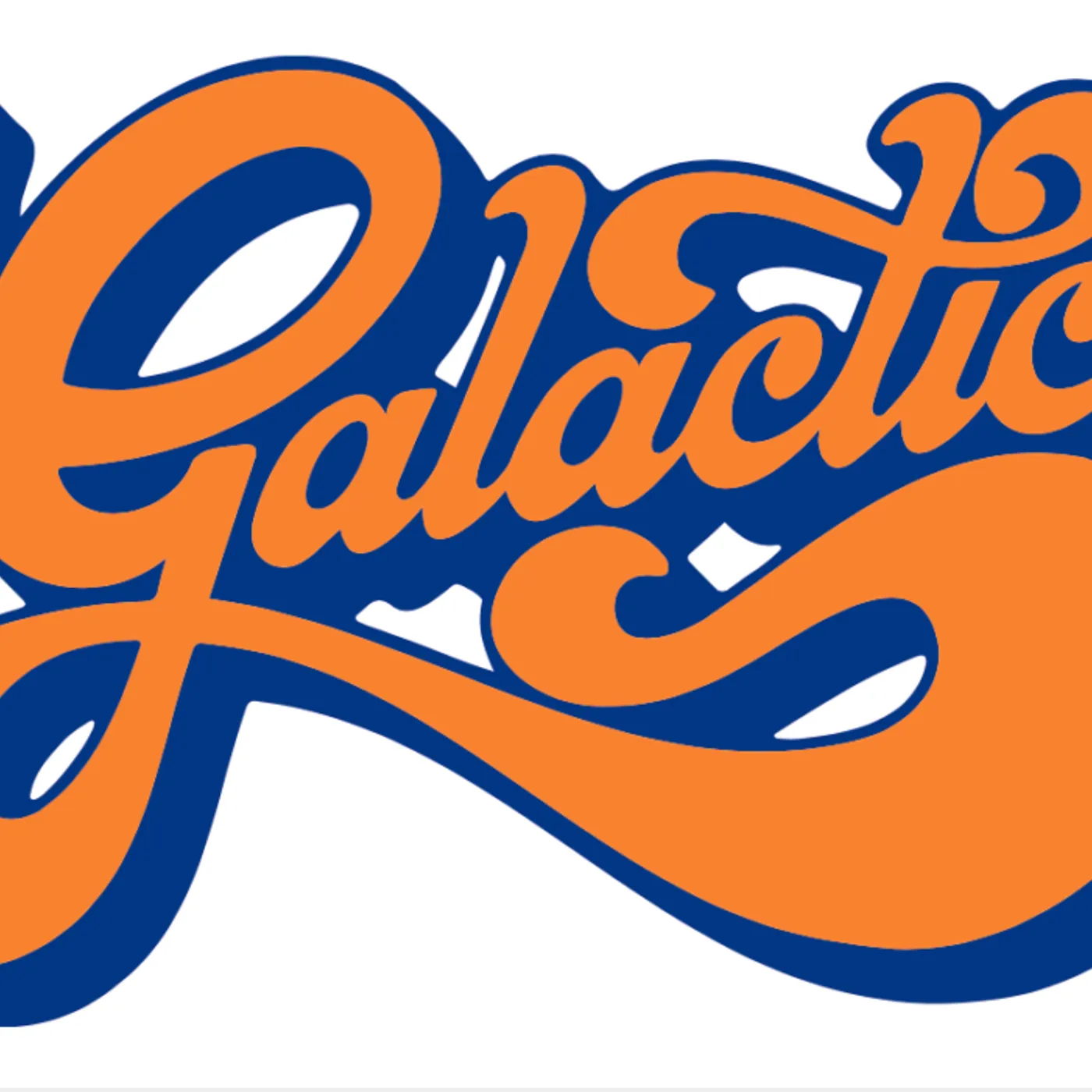 Galactic 70s Logo Sticker