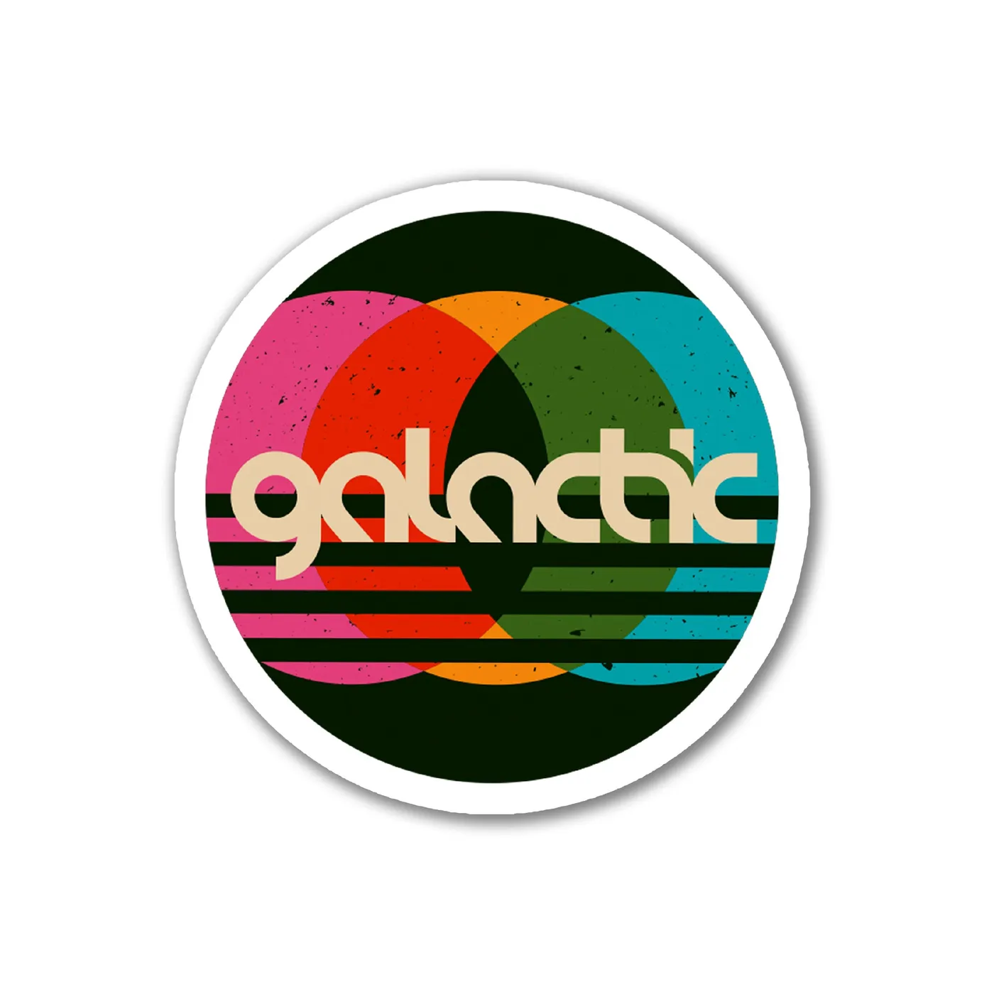 Galactic Circle Sticker