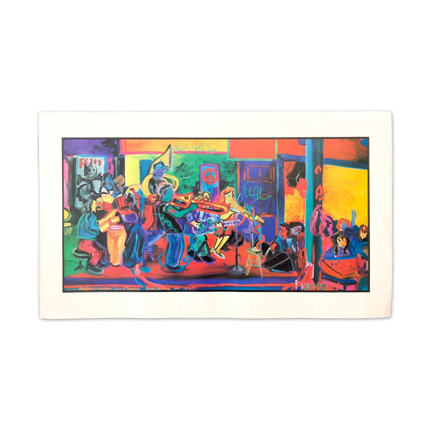 Anders Osborne Live at Benny's 4/4/97 Poster