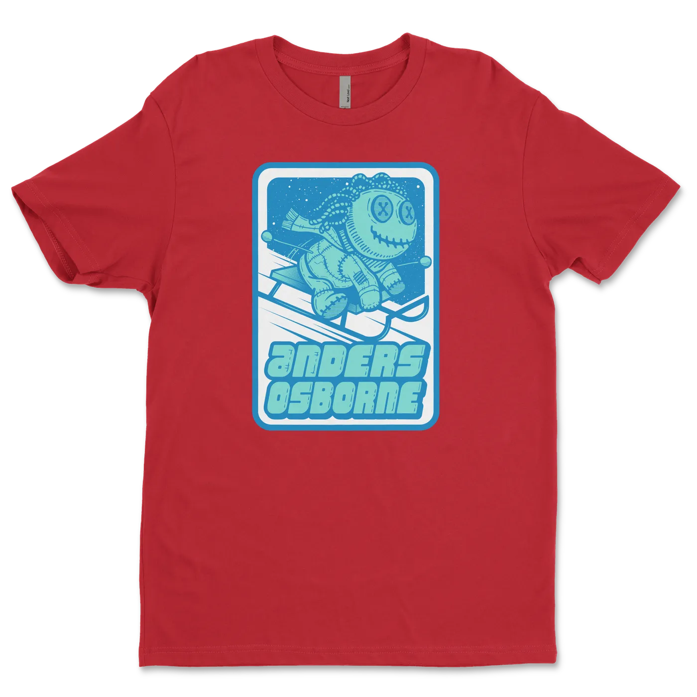 Anders Osborne Voodoo Doll T Shirt - Red - Unisex