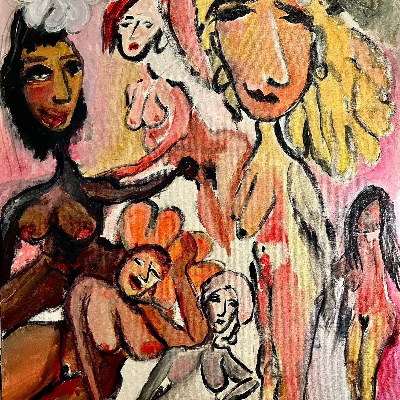 Anders Osborne "Pink Dream" - Acryllic on Canvas