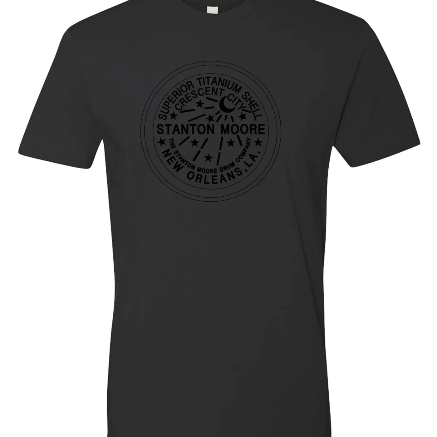 Stanton Moore Drum Company Black on Black T-Shirt