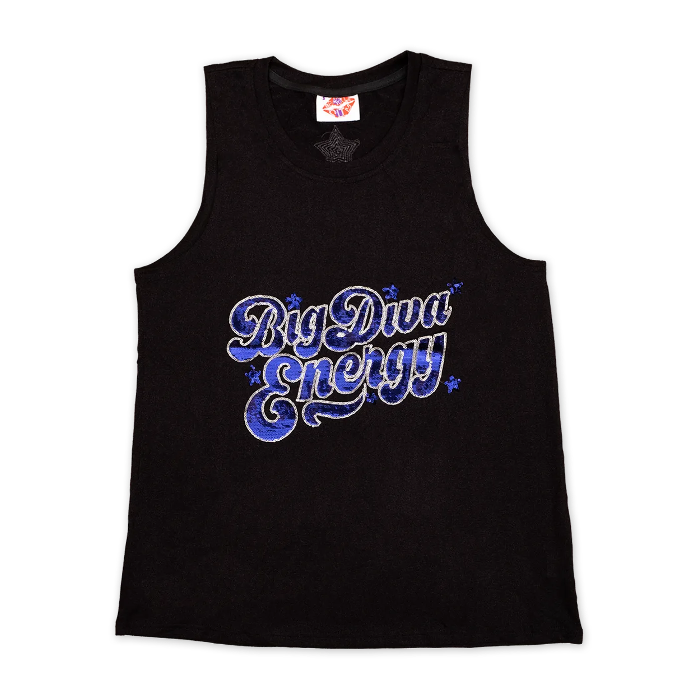 Big Freedia Big Diva Energy - Sparkle City Tank - Black/Purple