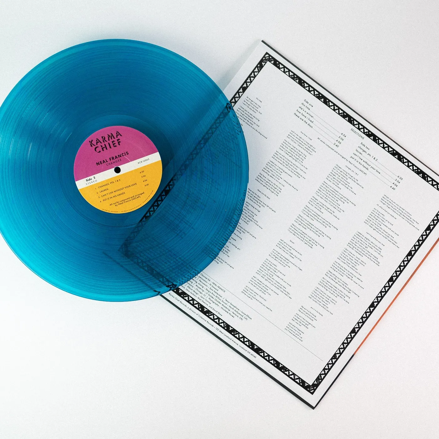 Neal Francis Changes LP - Teal Francis Edition - SIGNED (Vinyl)