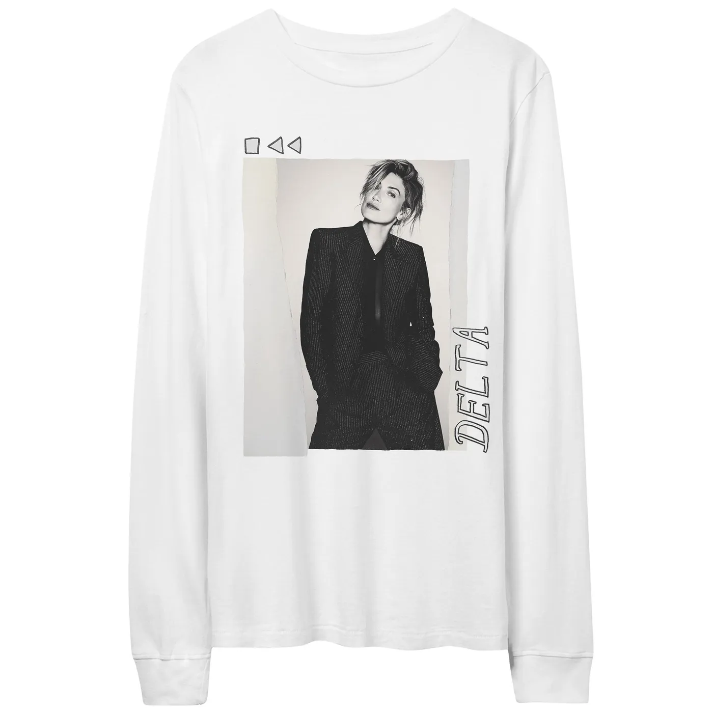 Delta Goodrem Stop and Rewind Long Sleeve Tee