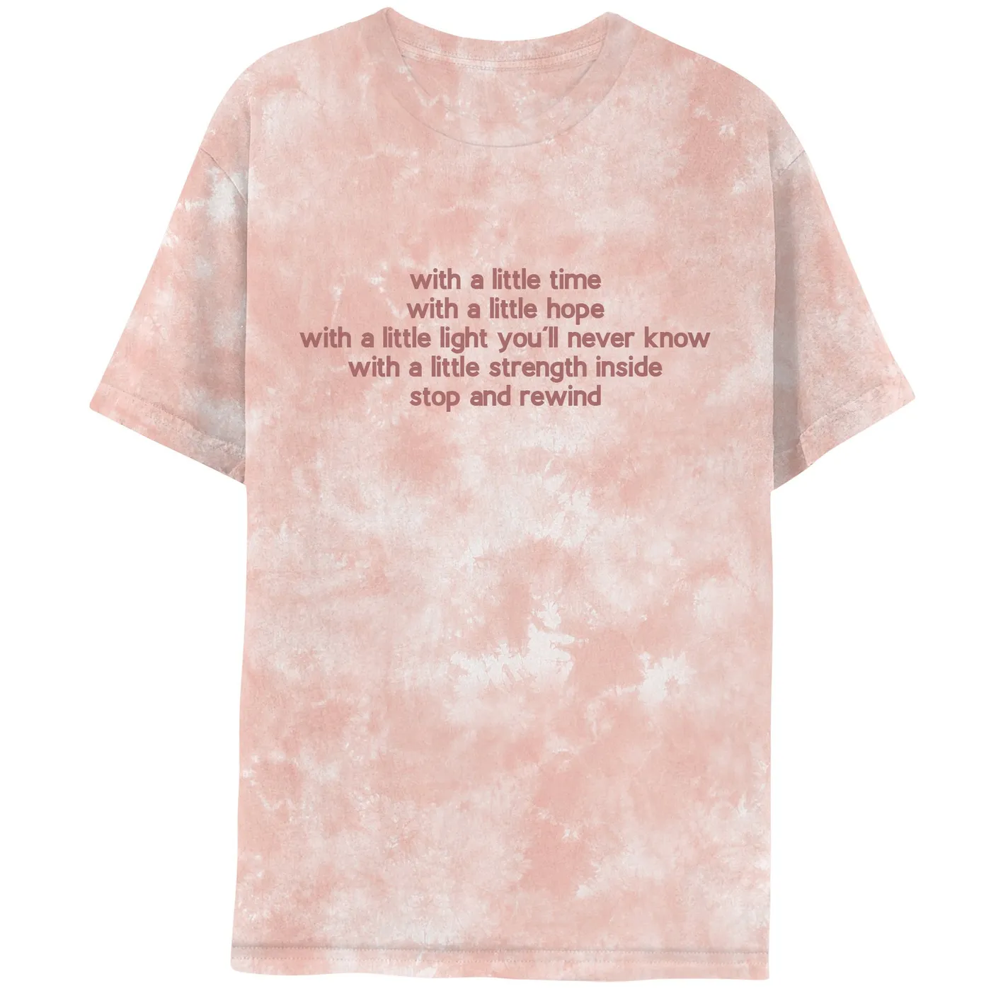 Delta Goodrem Stop And Rewind Tie-Dye Lyric Tee