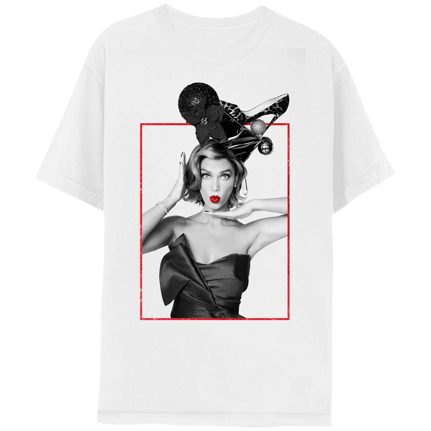Delta Goodrem Only Santa Knows Tee - White