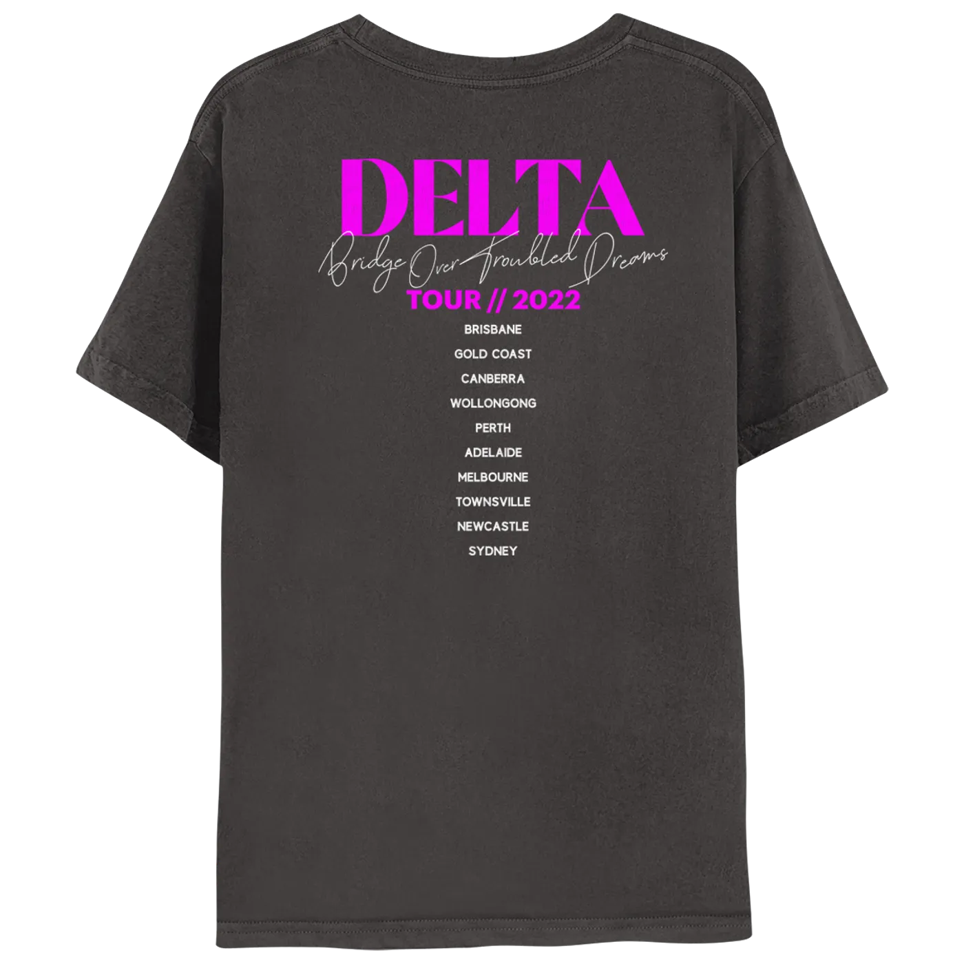 Delta Goodrem Bridge Over Troubled Dreams Tour Tee