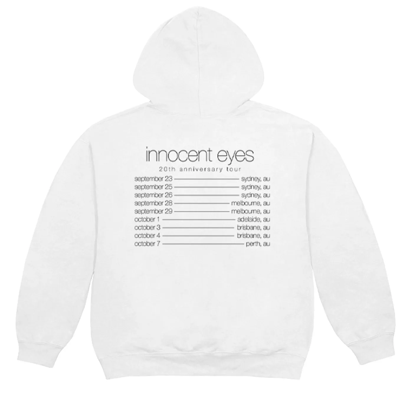 Delta Goodrem Innocent Eyes 20th Anniversary Tour Pullover Hoodie