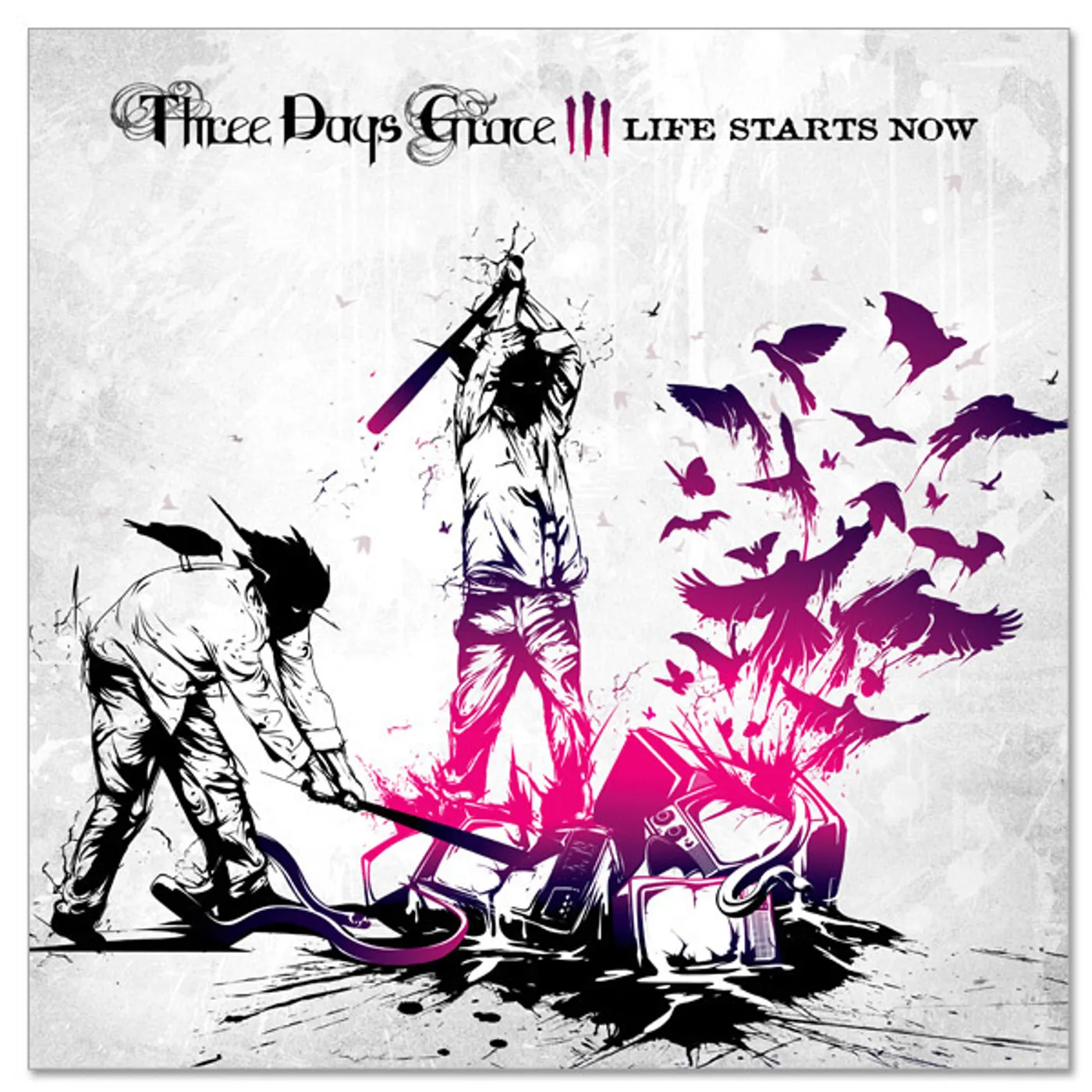 Three Days Grace Album Cover Sticker