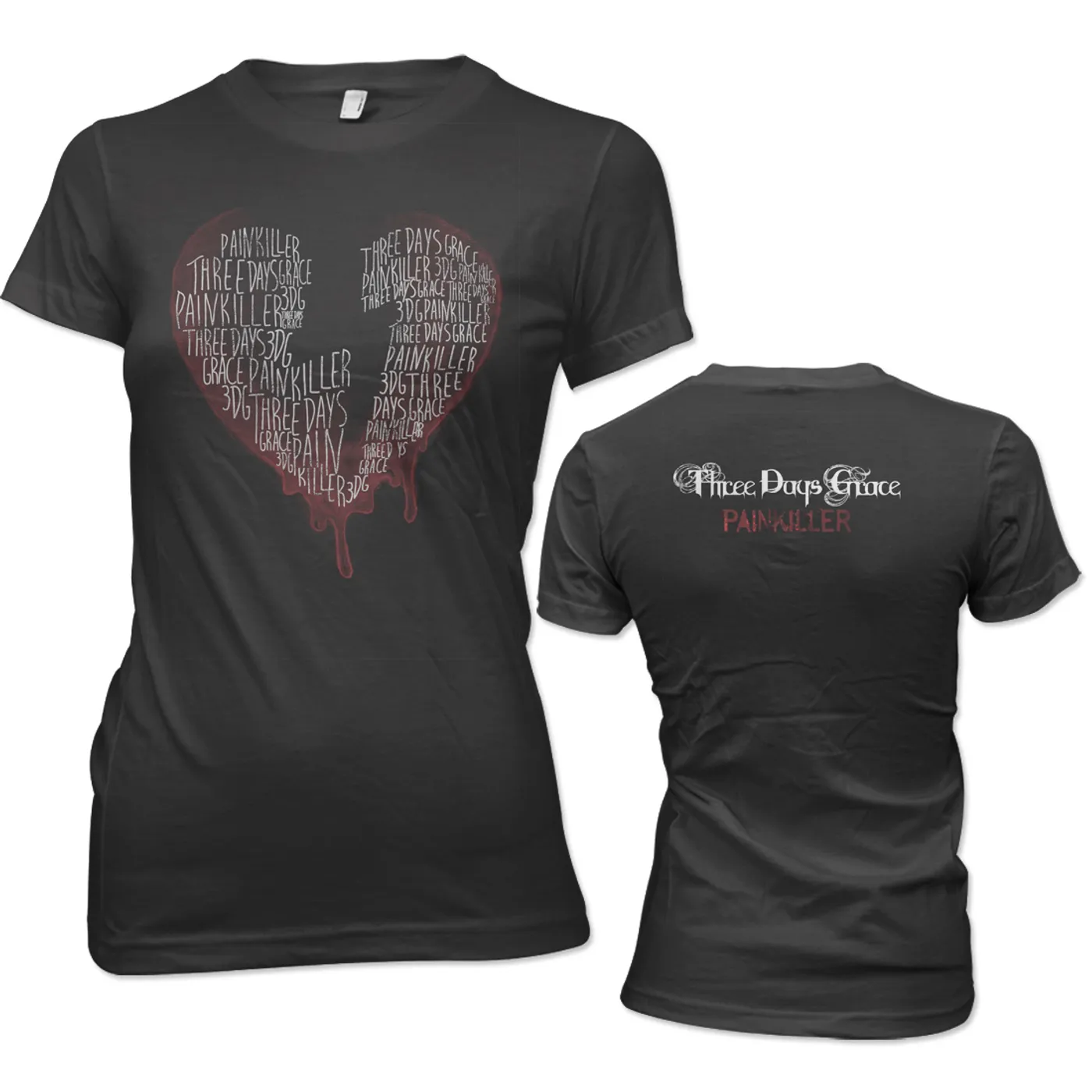 Three Days Grace Bleeding Junior T-Shirt