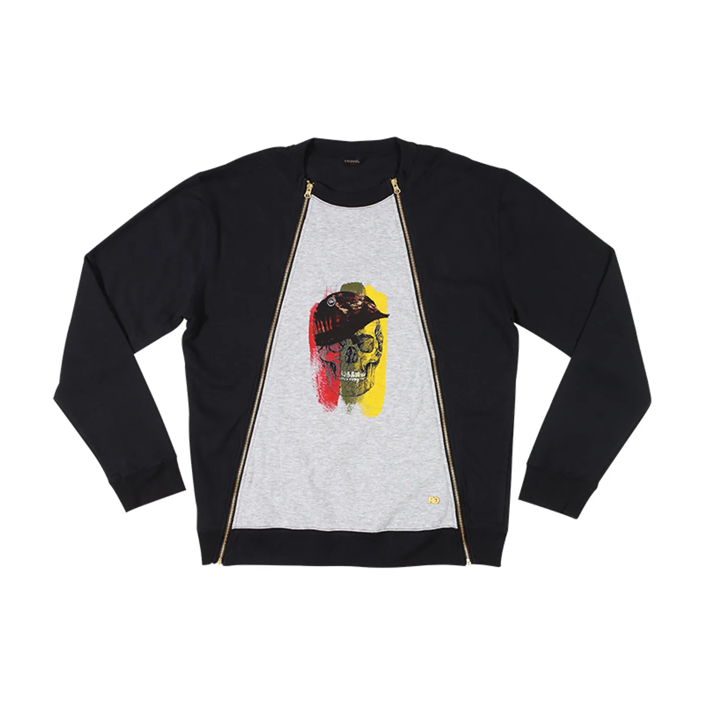 Rich Gang Skull Zipper Track Jacket