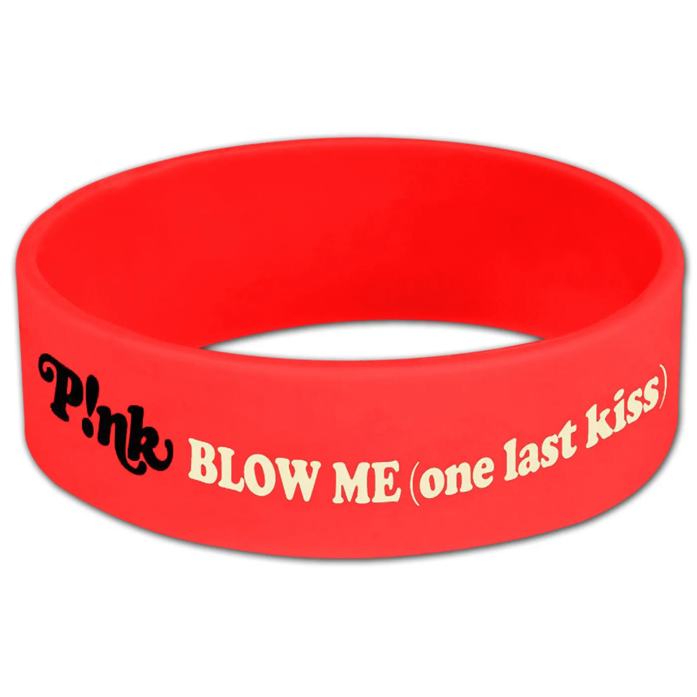 P!nk Blow Me Rubber Wristband