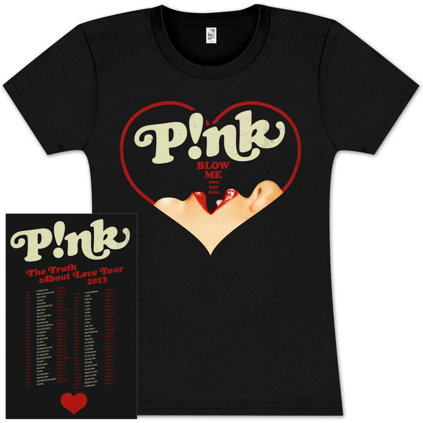 P!nk Blow Heart Jr Tour T-Shirt