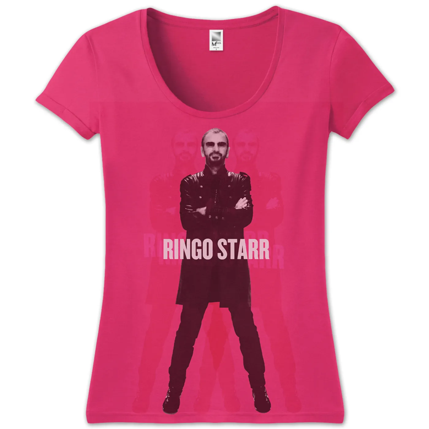  Ringo Starr Standing Jr T-Shirt - pink***