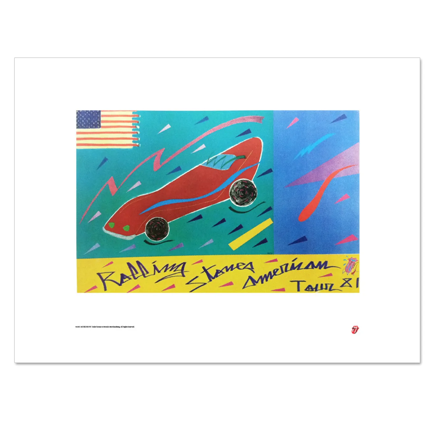 The Rolling StonesHampton '81 Lithograph