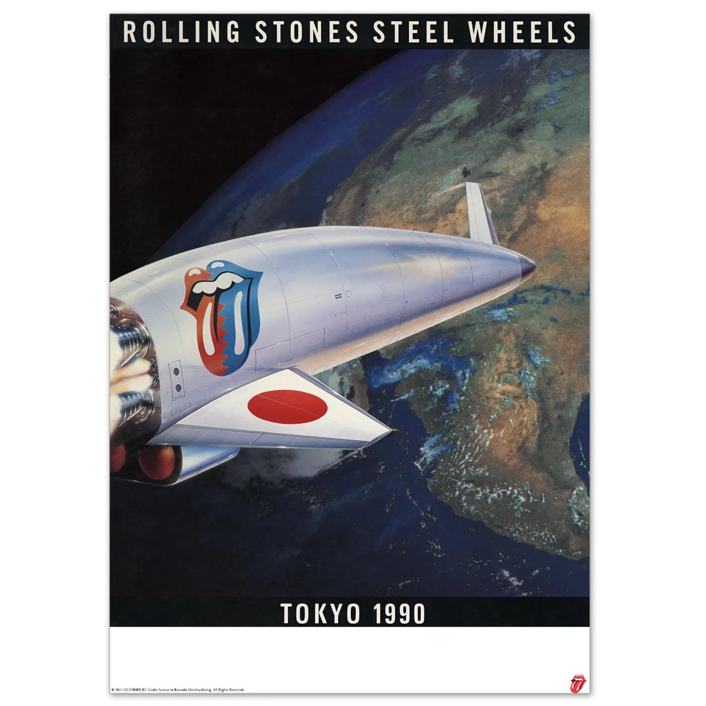 The Rolling StonesSteel Wheels Lithograph