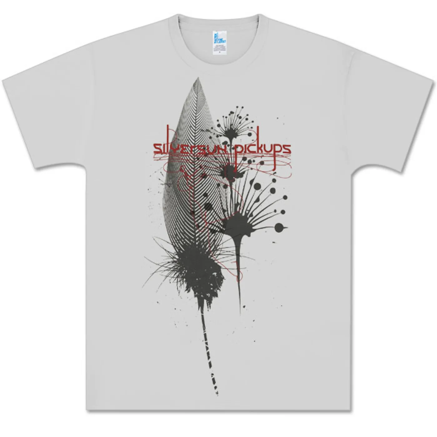 Silversun Pickups Botanical Abstraction Silver T-Shirt