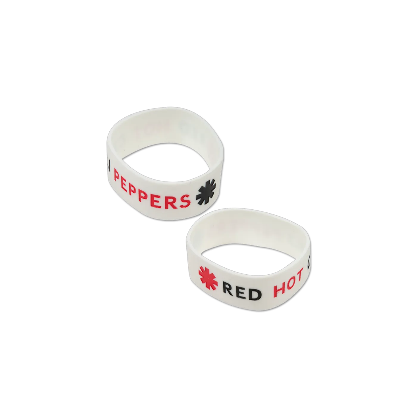 Red Hot Chili Peppers White Rubber Bracelet