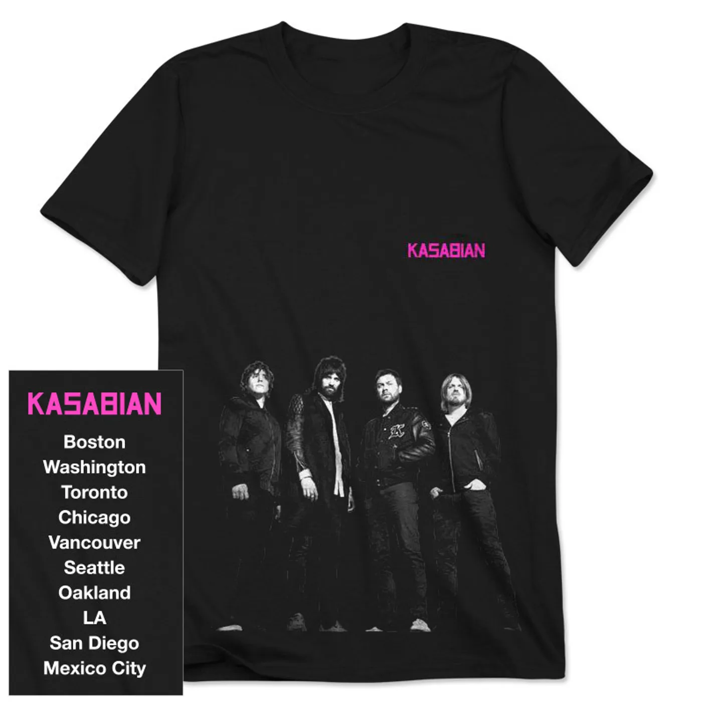 Kasabian New Group T-Shirt