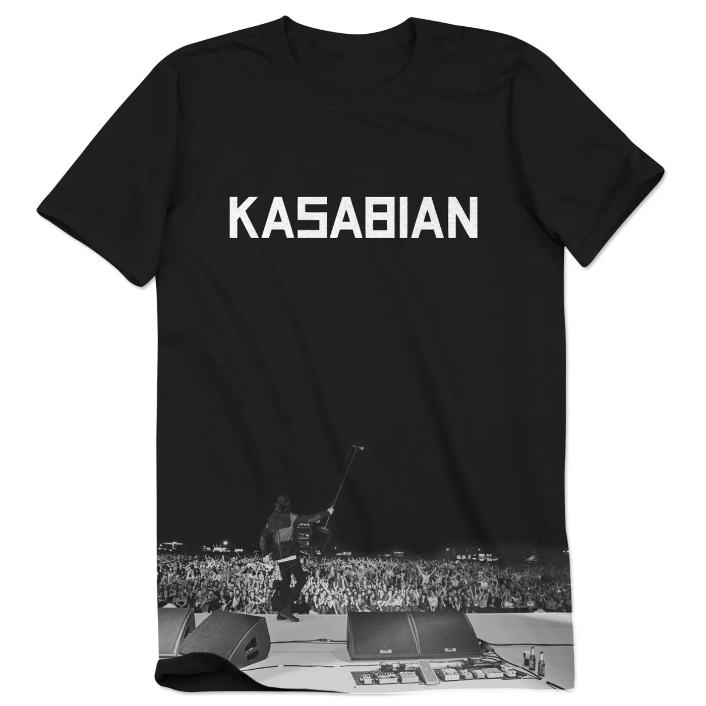 Kasabian Live Shot Logo T-Shirt