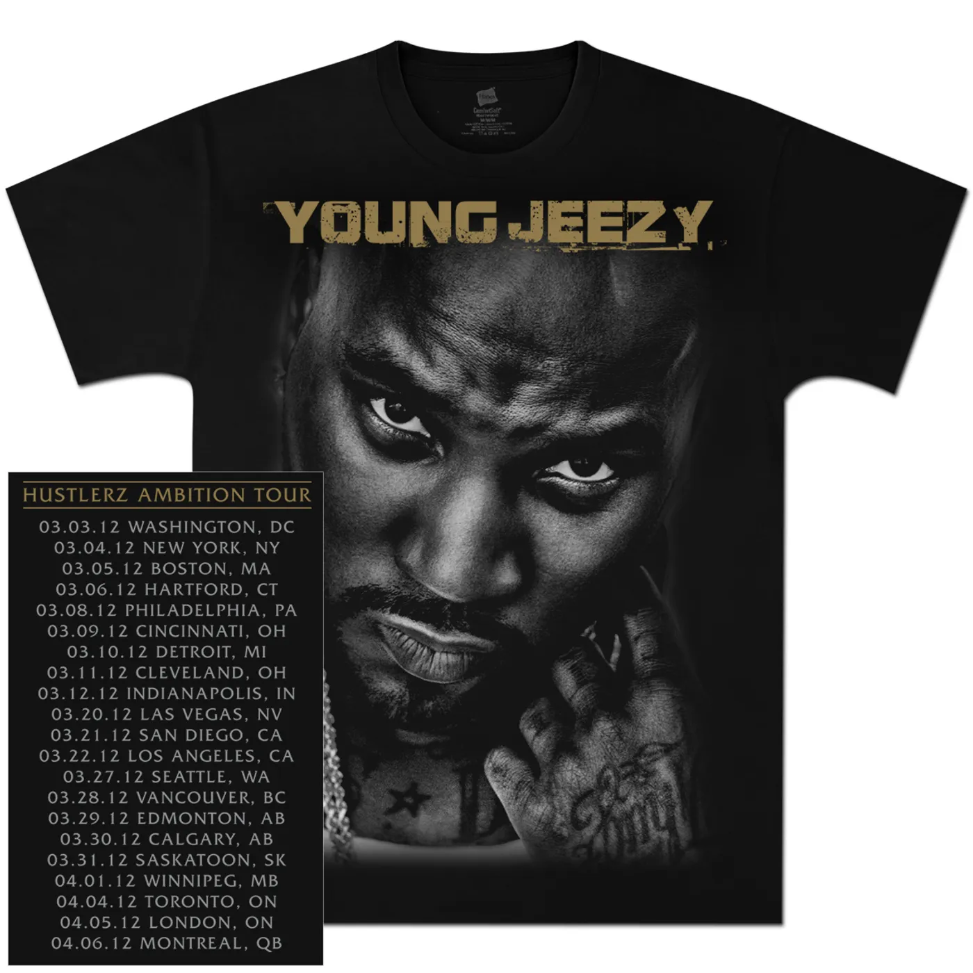 Jeezy Hustlerz Ambition Tour T-Shirt