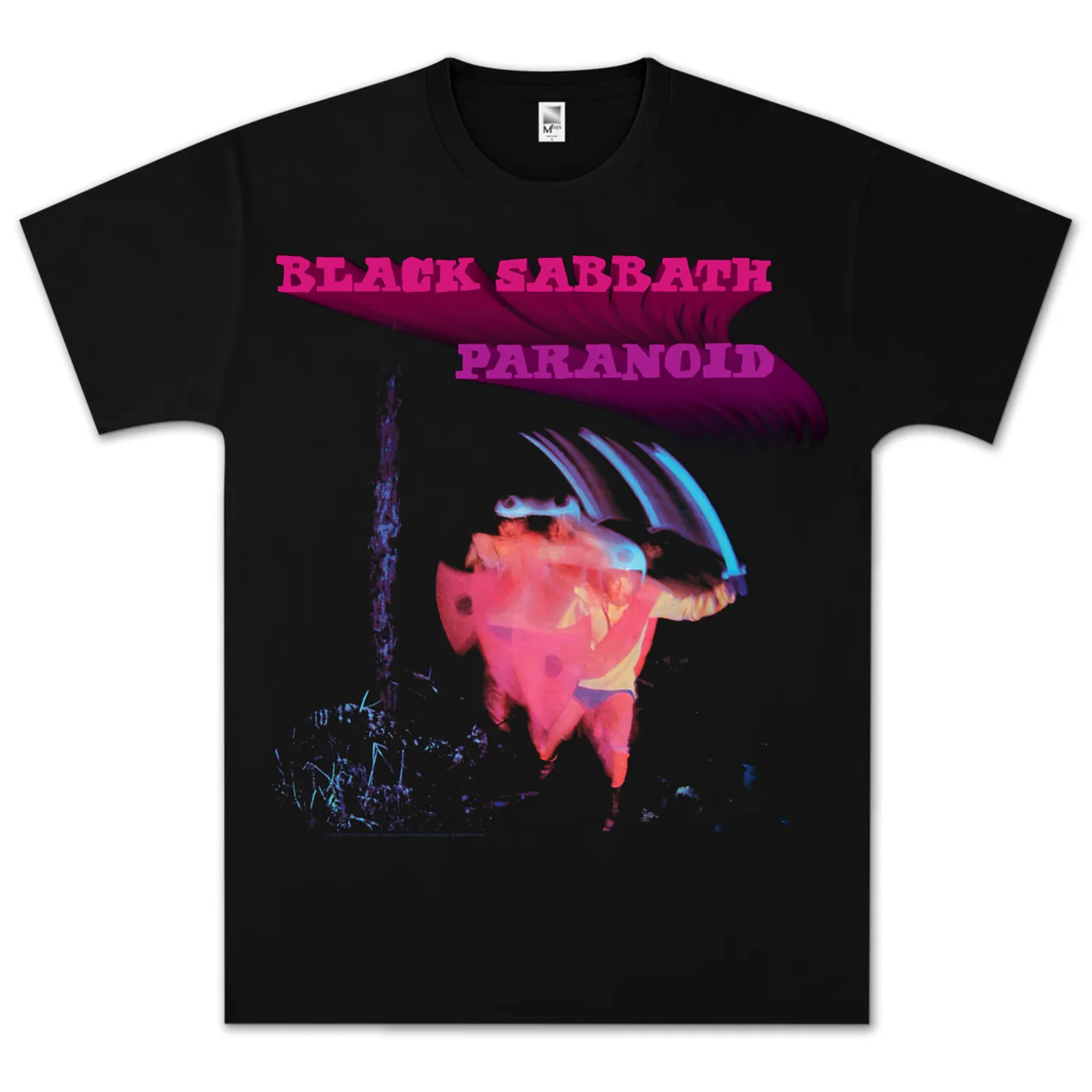 Black Sabbath Paranoid Motion Trails T-Shirt