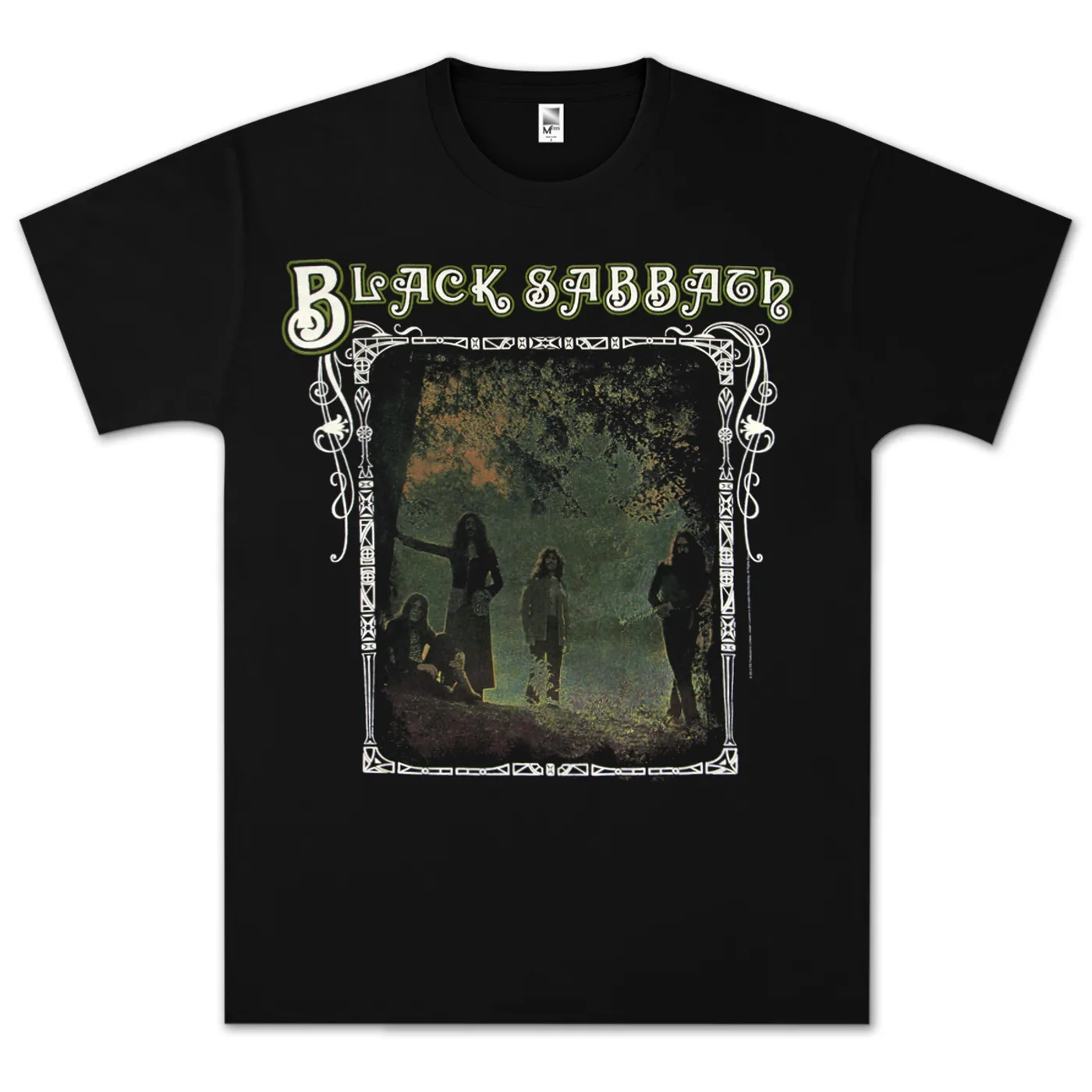 Black Sabbath Photo Framed T-Shirt - black