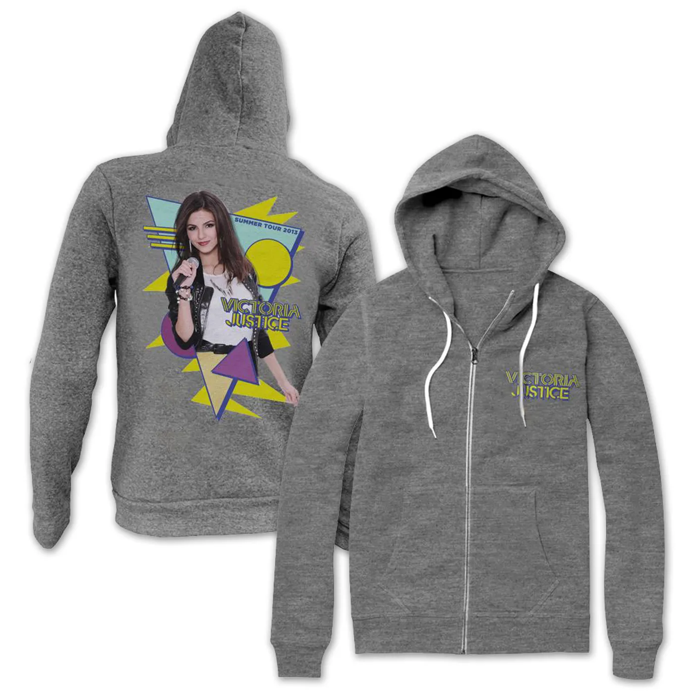 Victoria Justice 80's Jrs Photo Hoodie