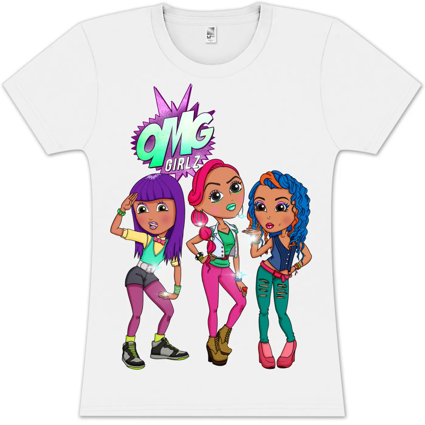 The OMG Girlz Illustration Babydoll T-Shirt