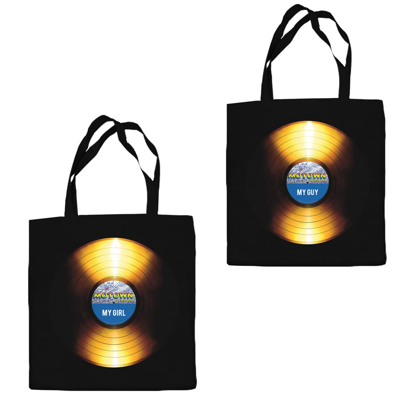 Motown The Musical Golden Record Canvas Tote Bag